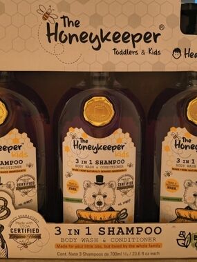 The Honeykeeper 3 In 1 Shampoo & Bodywash And Conditioner Baby Toddler Or Kids